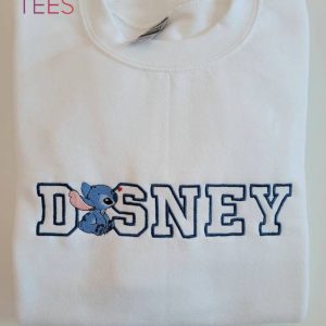 Disney Stitch Embroidered Shirt