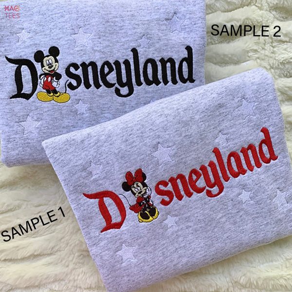 Disneyland Embroidered Mickey Disneyland Trip Disney Family Disney Shirt