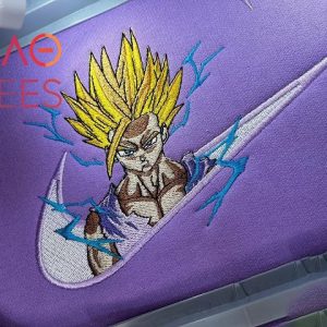 Dragon Ball Son Gohan Vintage Embroidered Son Goku Super Saiyan Hooded Gohan Shirt