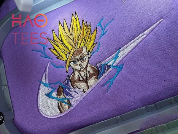 Dragon Ball Son Gohan Vintage Embroidered Son Goku Super Saiyan Hooded Gohan Shirt