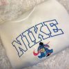 Elf Christmas Embroidered Christmas Crewneck Elf Hat Spread Christmas Cheer Holiday Elf Buddy Ugly Shirt