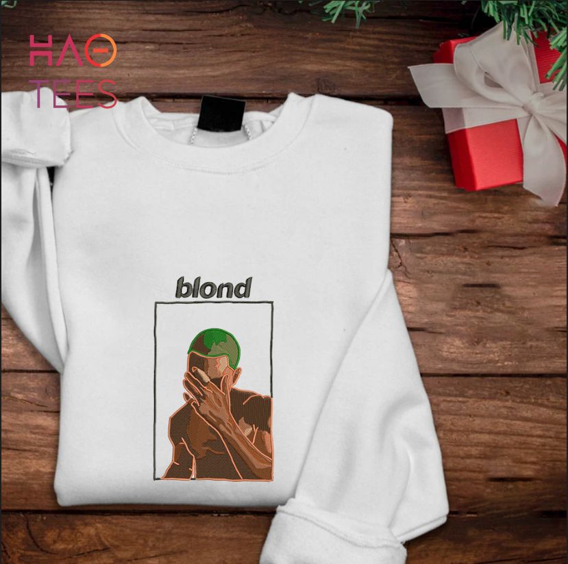 Embroidered Frank Ocean Blonde Embroidered Blond Shirt