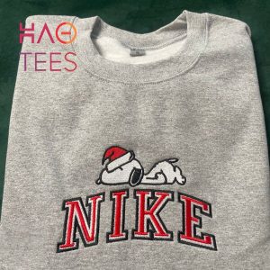 Embroidered Inspired Snoopy Matching Nike Shirt
