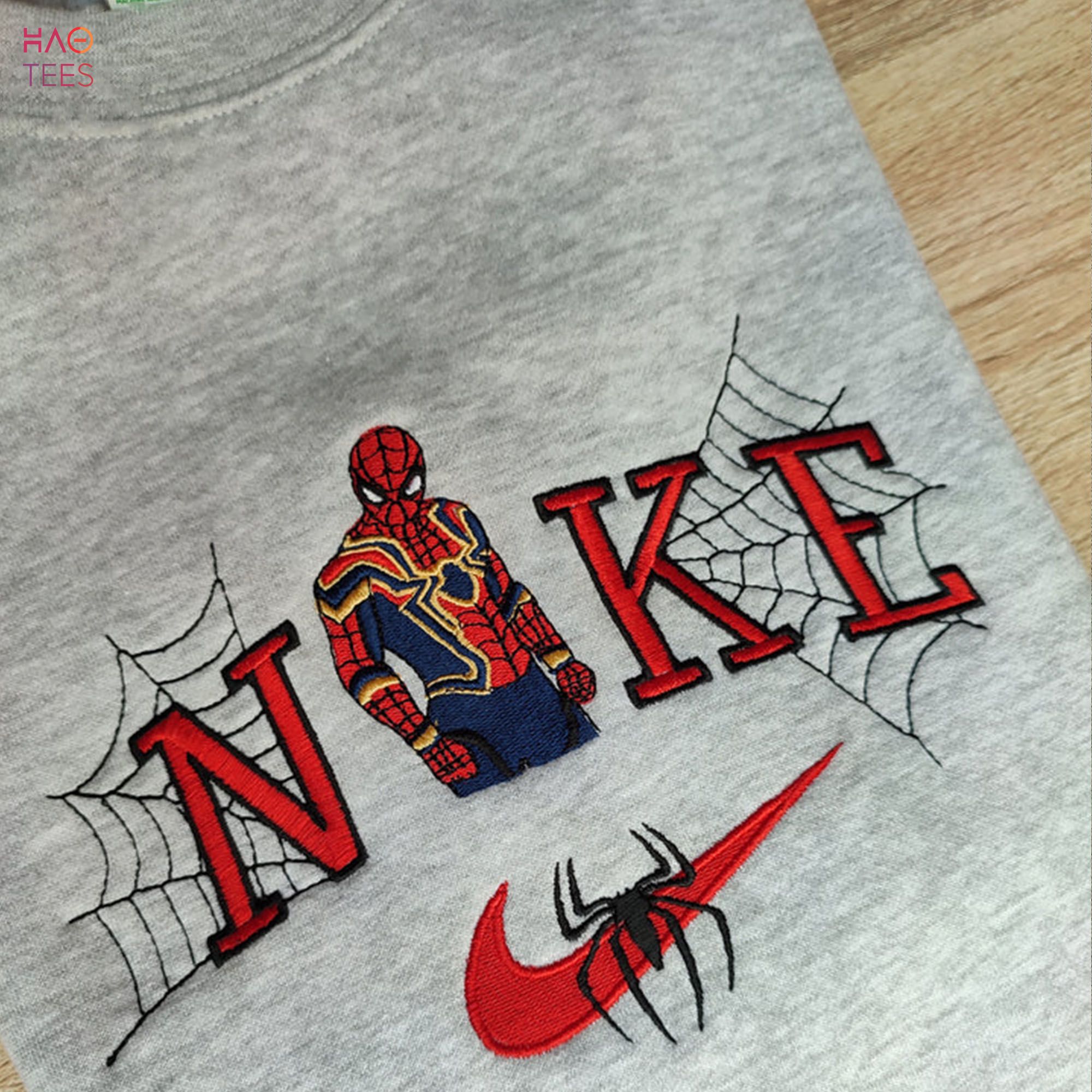 Embroidered Nike Matching Spider Comic Shirt