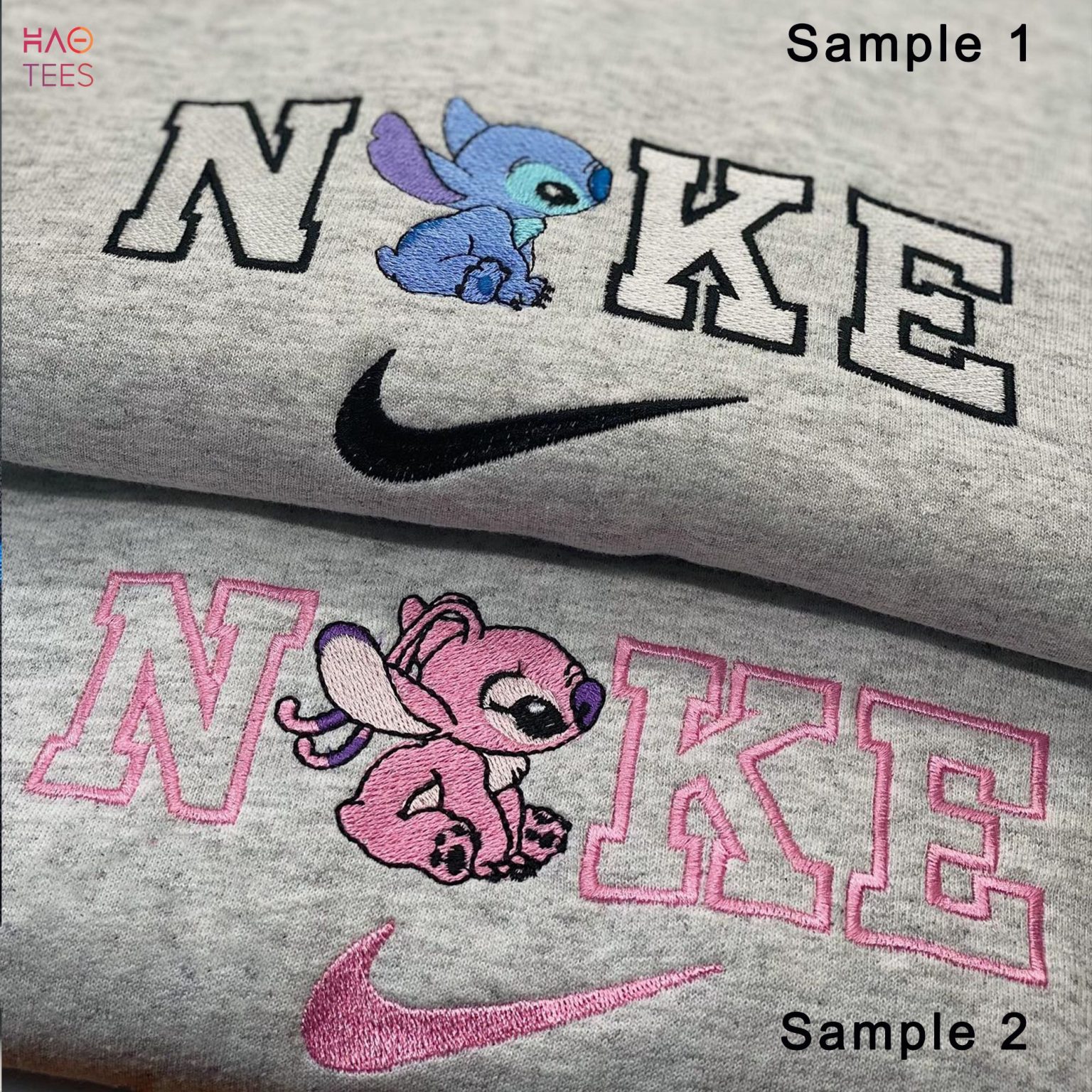 Embroidered Stitch Angel Couple Lilo Stitch Matching Couple Stitch Embroidered Stitch Angel Couple Lilo Stitch Matching Couple Stitch