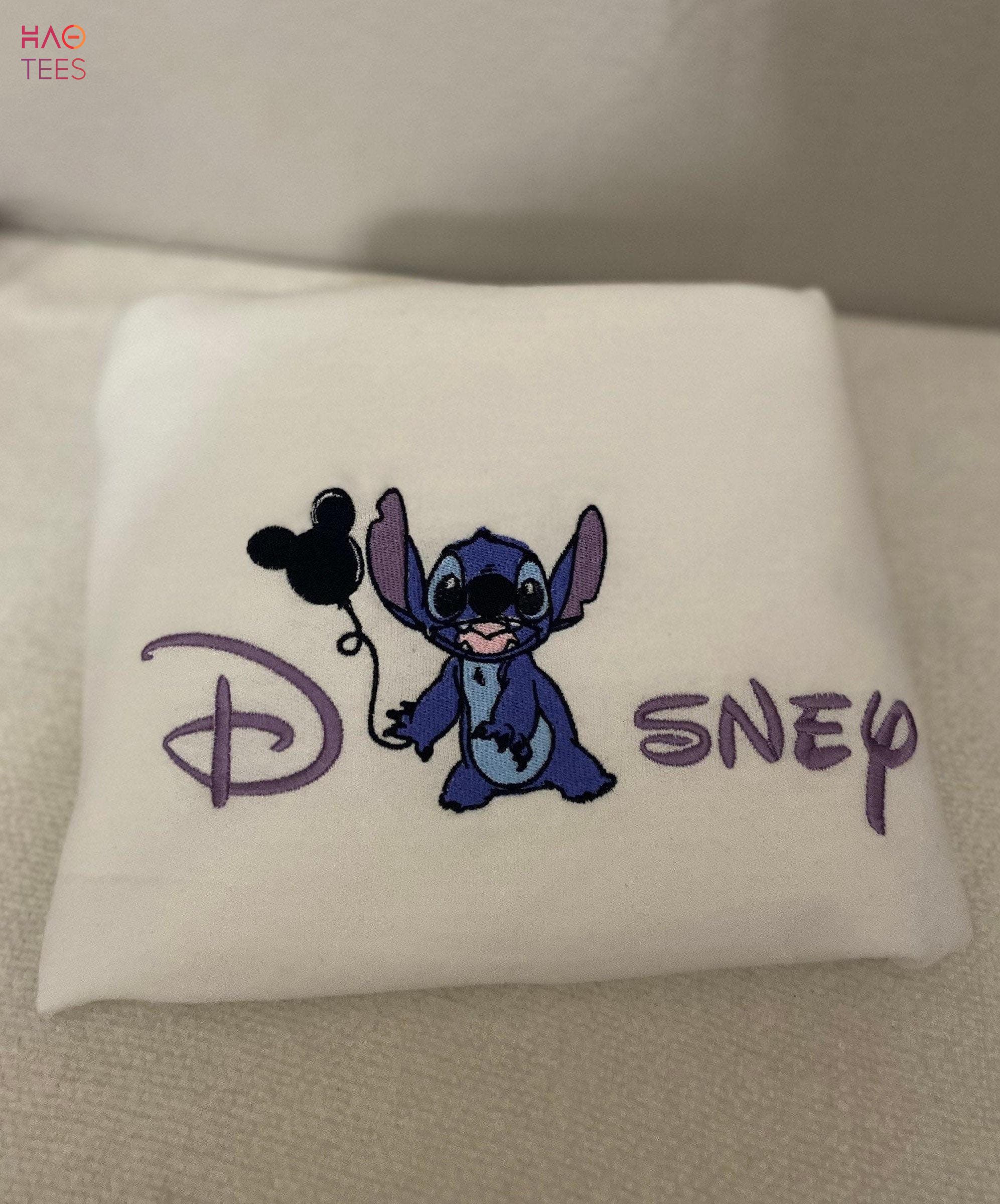 Embroidered Stitch Disney Shirt – 1C91