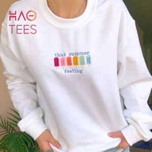Embroidered Sweet Ice Cream Unisex Shirt