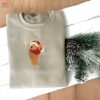 Embroidered Winnie The Pooh Nike Christmas Tee Shirt