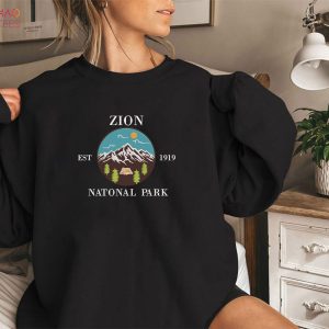 Embroidered Zion National Park Utah Embroidered Zion Gift for Him Gift for Her Unisex Shirt Embroidered Zion National Park Utah Embroidered Zion Gift for Him Gift for Her Unisex Shirt