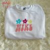 Floral Moon Embroidered Mental Health Shirt