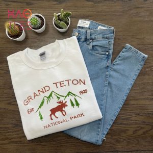 Grand Teton National Park Embroidered Shirt