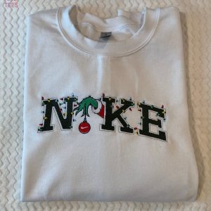 Grinch Christmas Embroidered Grinch Christmas Snow Christmas Embroidered Whoville Embroidered Shirt – AU41