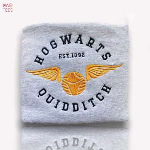 Harry Potter Embroidered Crewneck Wizard Christmas Gift Shirt