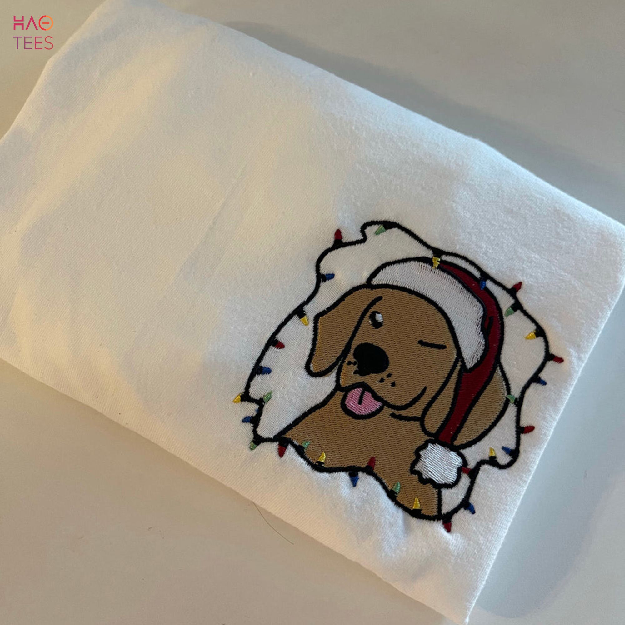 Hawkeye Lucky The Pizza Dog Embroidered Marvel Mcu Christmas Embroidered Shirt Hawkeye Lucky The Pizza Dog Embroidered Marvel Mcu Christmas Embroidered Shirt