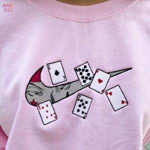 Hisoka Anime Card Embroidered Shirt