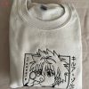 Hugging Clouds Embroidered Crewneck Shirt