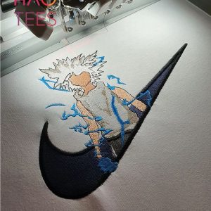 Hunter x Hunter Killua Anime Embroidered Unisex Embroidered Embroidery Anime Shirt