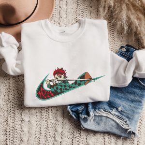Inspired Anime Embroidered Demon Anime Embroidered Best Anime Shirt