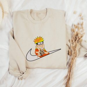 Inspired Embroidered Manga Anime Crewneck Unisex Crewneck Embroidery Shirt – QF61