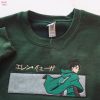 Inspired Levi Embroidered Manga Anime Crewneck Unisex Crewneck Embroidery Shirt – KP51