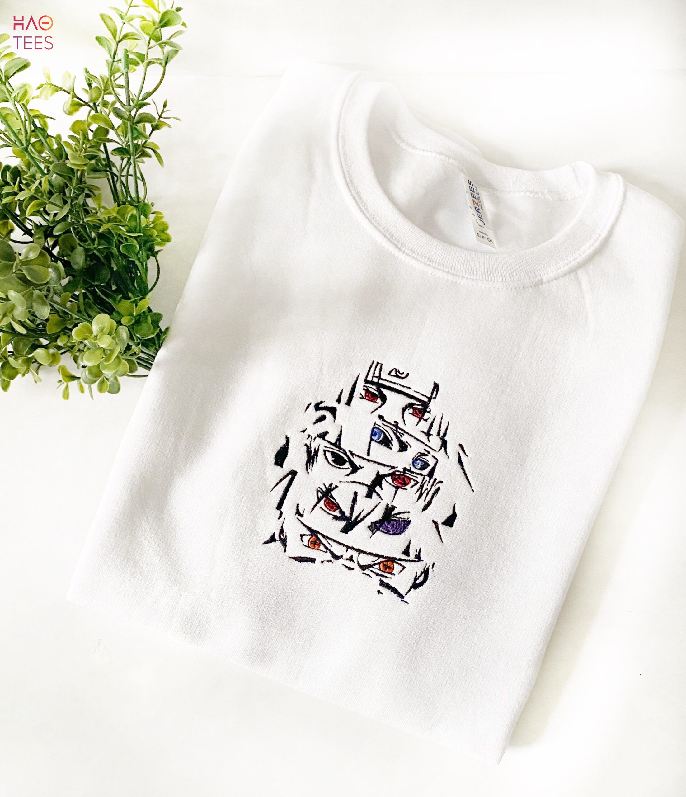 Inspired Naruto Embroidered Best Anime Ninja Embroidered Anime Embroidered Shirt