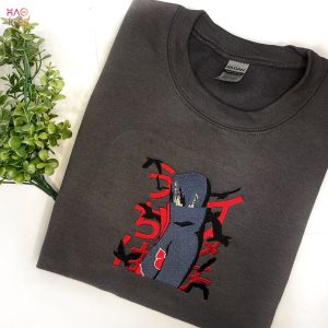 Itachi Naruto Akatsuki Anime Embroidered Anime Embroidery Shirt
