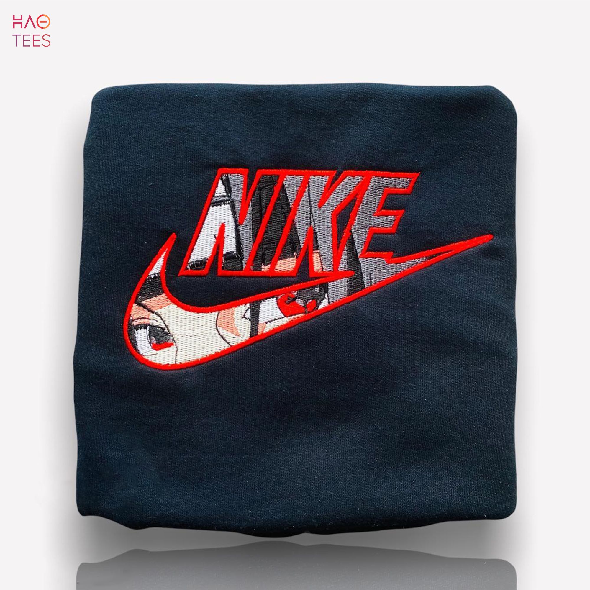 Itachi Swoosh Embroidered Ninja Anime Embroidered Inspired Anime Embroidered Embroidered Best Anime Embroidered Shirt