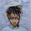 JuiceWRLD Embroidered Tribute JuiceWRLD Embroidered With 999 Cuff Embroidery Rap Hip Hop Shirt