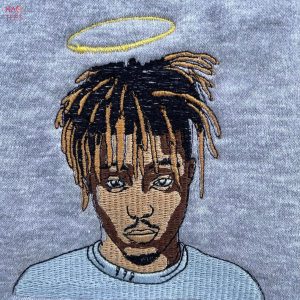 JuiceWRLD Embroidered Tribute JuiceWRLD Embroidered With 999 Cuff Embroidery Hot Shirt