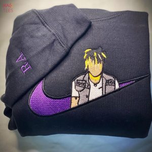 JuiceWRLD Embroidered Tribute JuiceWRLD Embroidered With 999 Cuff Embroidery Rap Hip Hop Shirt