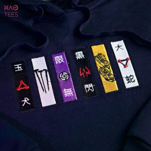 Jujutsu Kaisen Anime Embroidered Anime Tee Embroidery Embroidered Anime Shirt
