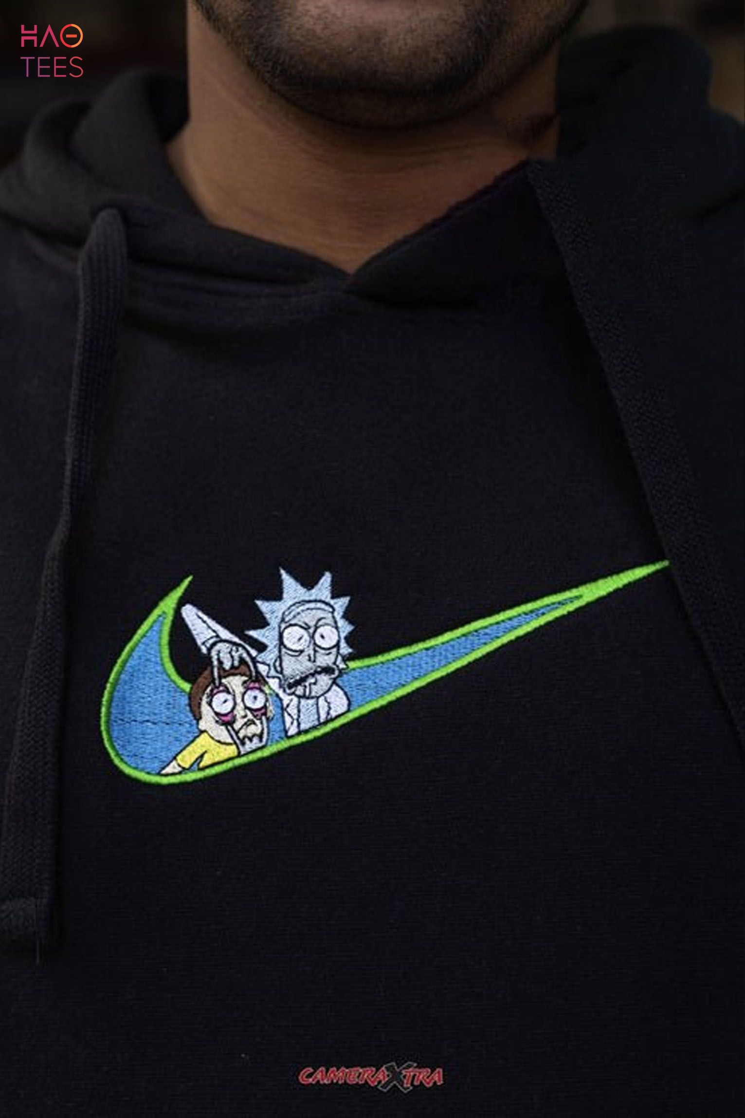 Killua Lightning & AOT Levi Swoosh Embroidered Anime Shirt Killua Lightning & AOT Levi Swoosh Embroidered Anime Shirt
