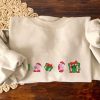 Kitty Cartoon Embroidered Shirt