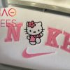Kitty Devil Crewneck Hello Kitty Embroidery Cartoon Embroidered Shirt