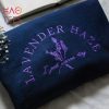 Lavender Haze New Album Midnight Embroidered Shirt Lavender Haze New Album Midnight Embroidered Shirt