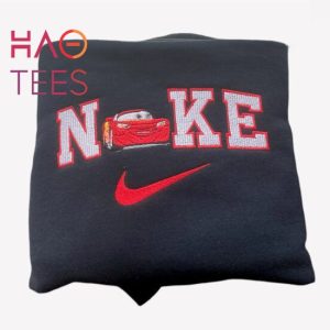Lightning McQueen Red Car Nike Embroidered Shirt