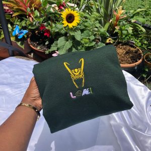 Loki Embroidered Crewneck Shirt