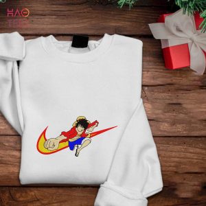 Luffy One Piece Anime Embroidered Monkey D Luffy Manga Shirt