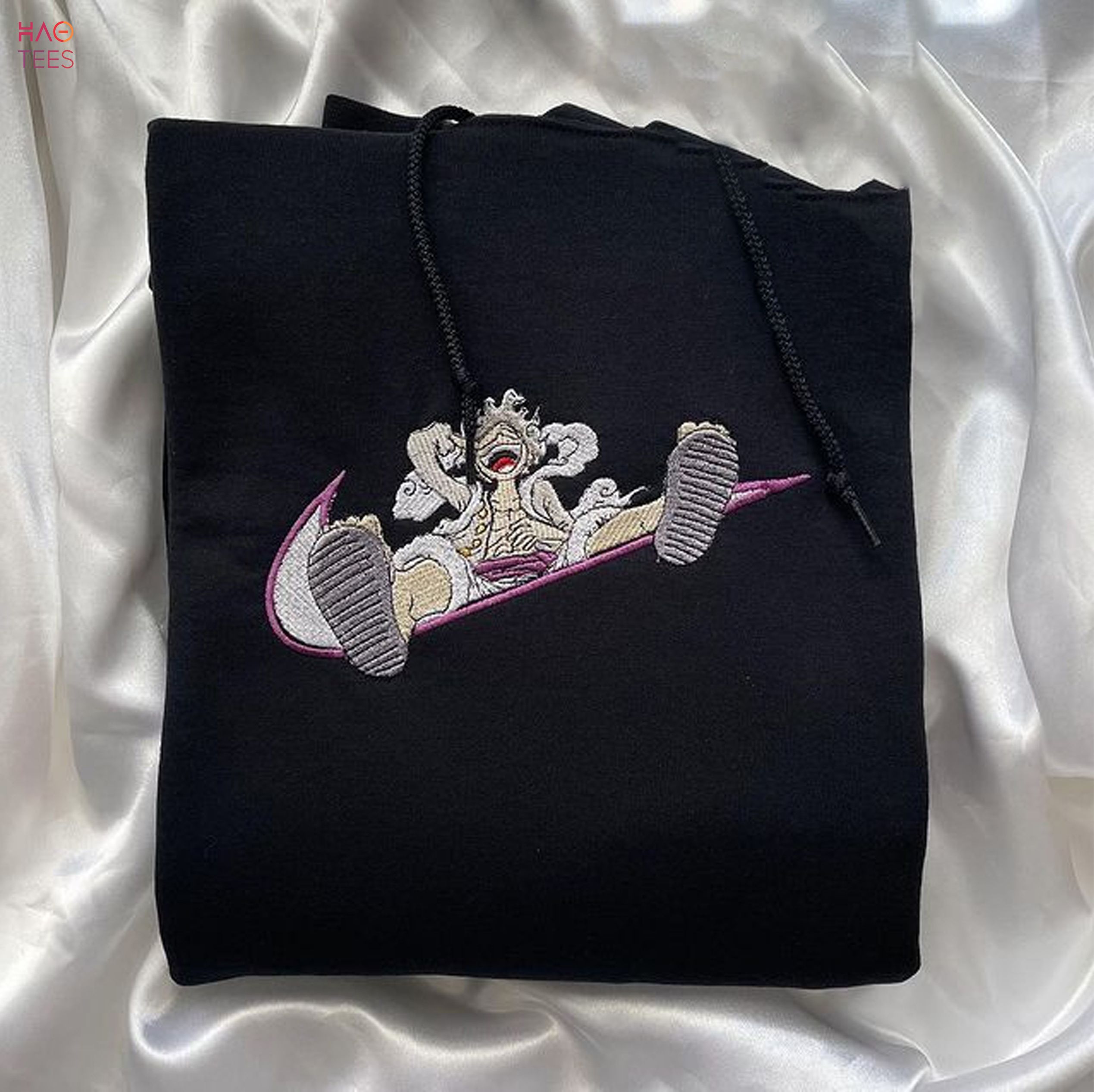 Luffy One Piece Anime Embroidered Monkey D Luffy Manga Straw Hat Pirates Embroidered Shirt - 0M01 Luffy One Piece Anime Embroidered Monkey D Luffy Manga Straw Hat Pirates Embroidered Shirt - 0M01