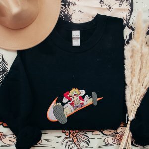 Luffy One Piece Anime Embroidered Monkey D Luffy Manga Straw Hat Pirates Shirt