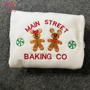 Main Street Disney Park Embroidered Inspired Christmas Shirt