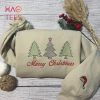 Merry Christmas Chip Dale Squirrel Vintage Embroidered Shirt