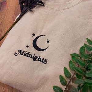 Midnights Taylor Swift Embroidered Swiftie Merch Shirt