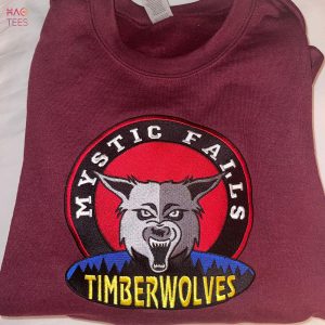 Mystic Falls Timberwolves Embroidered Shirt