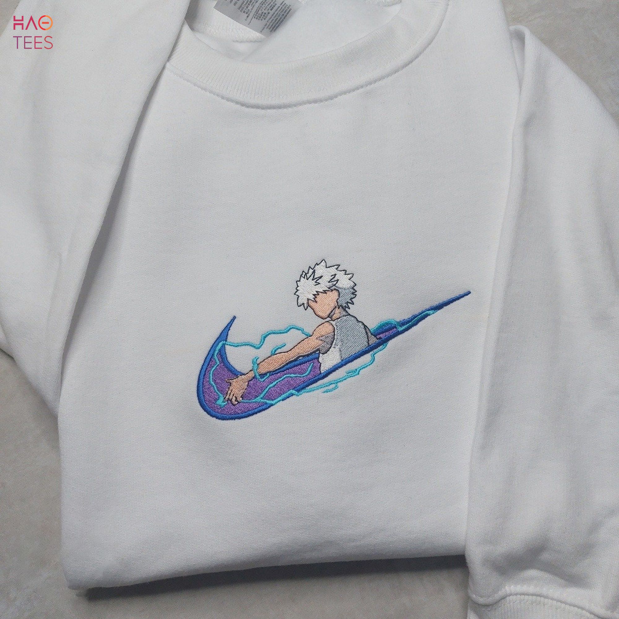 Nke Anime Embroidered Custom Embroidered Inspired Anime Embroidered Shirt Nke Anime Embroidered Custom Embroidered Inspired Anime Embroidered Shirt