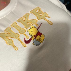 Nke Embroidered Winnie Pooh Embroidered Custom Embroidered Shirt