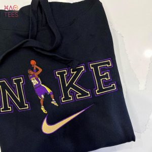 Nke X Kobe Embroidered Basketball Crewneck Nke Vintage Embroidered Shirt