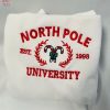 North Pole University Embroidered Shirt