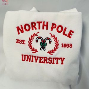 North Pole University Embroidered Shirt
