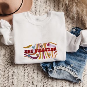 One Direction Embroidered Crewneck Shirt